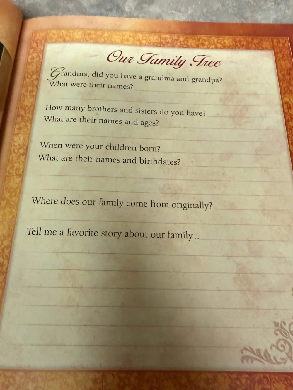 Grandma, Do You Remember When?  hardback keepsake journal